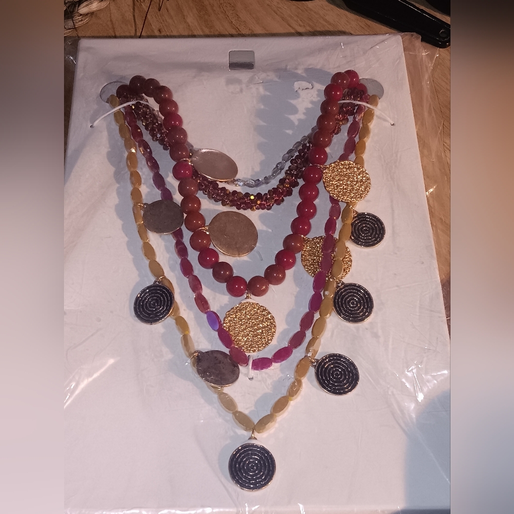 New ZARA Multi Strand Necklace